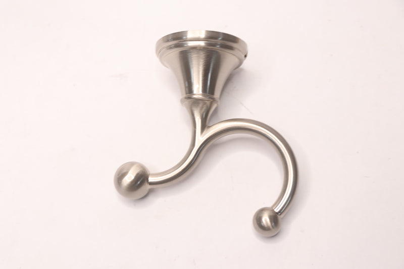 Delta Double Robe Hook Metal Satin Nickel 138037