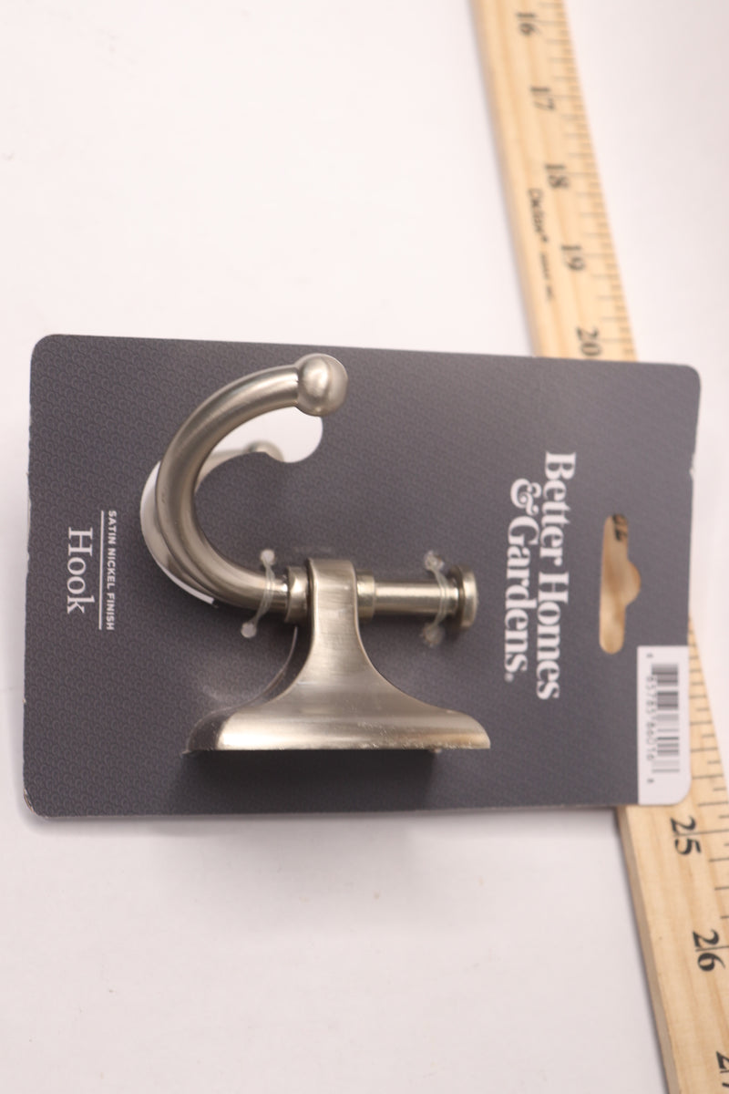 Better Homes And Gardens Eiffel Hook Satin Nickel BH20-19235611-066