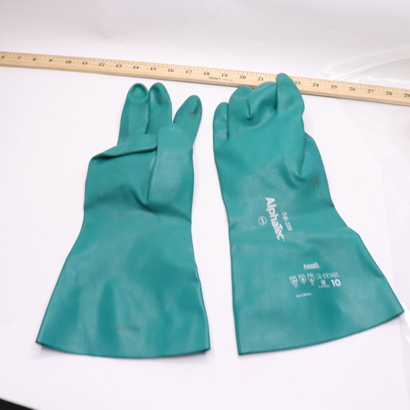 (1-Pair) Ansell Chemical Resistant Gloves 31 mil Size 7 58-335