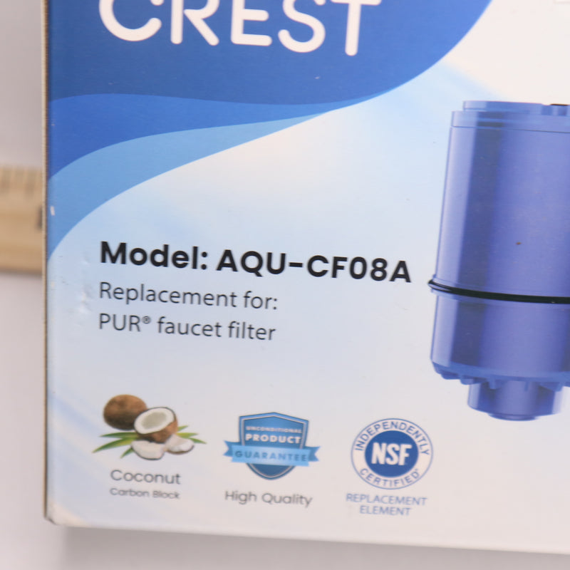 (3-Pk) AQUA CREST Faucet Water Filter Replacement AQU-CFO8A