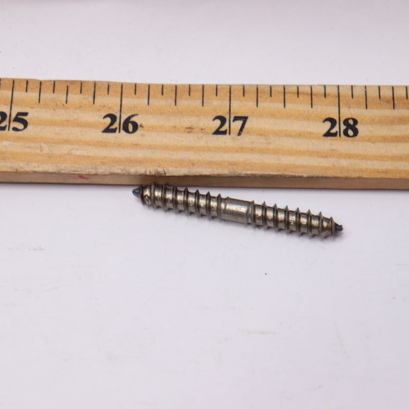 (4-Pk) Everbilt Coarse Headless Dowel Screws Steel 1/4"-10 TPI x 2" 293 804