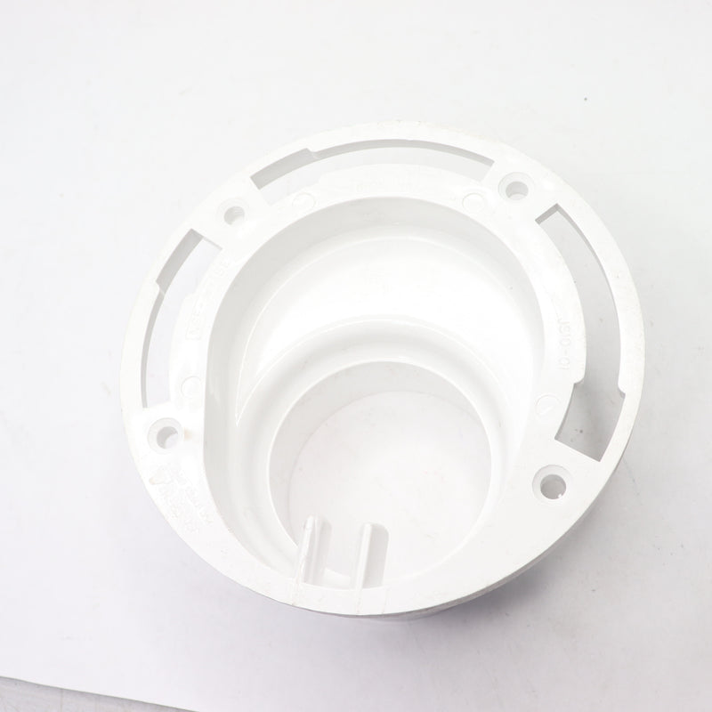 Jones Stephens Closet Flange PVC White 4-Way 3" x 4" C54342