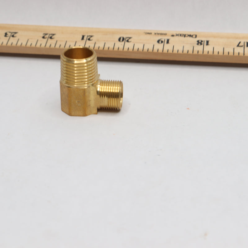 Everbilt Elbow Adapter Fitting 90-Degree Brass 1/2"OD Comp x 1/2" MIP