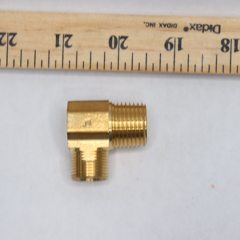 Everbilt Elbow Adapter Fitting 90-Degree Brass 1/2"OD Comp x 1/2" MIP