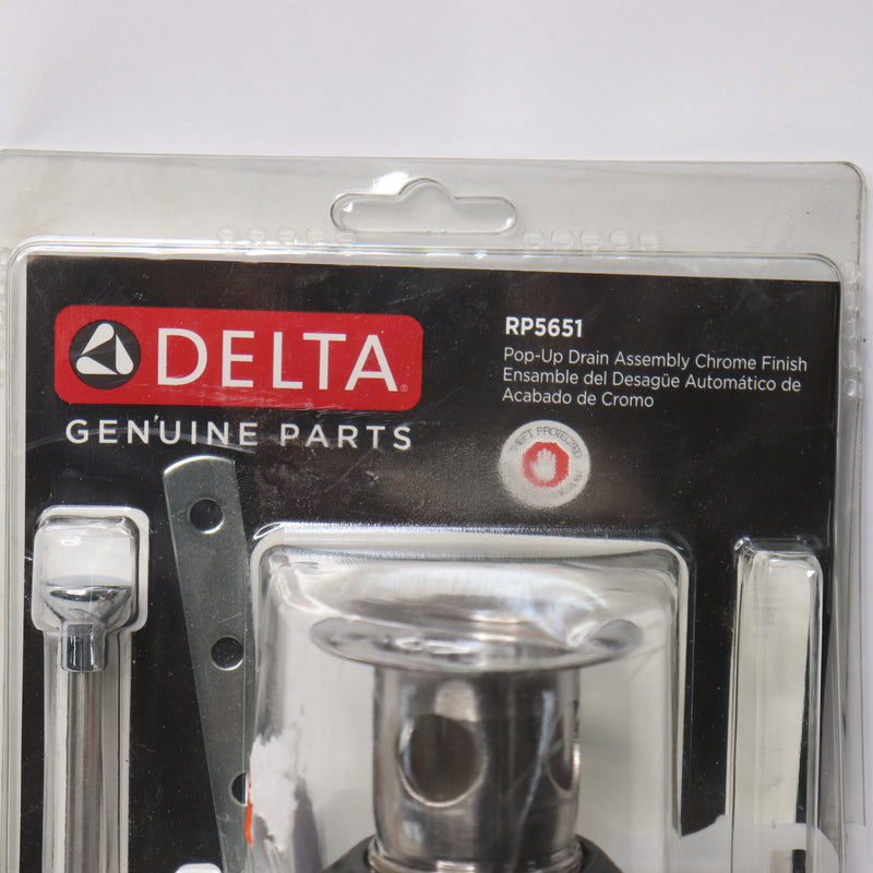 Delta Faucet Drain Assembly Metal Bathroom Chrome 1 cm RP5651