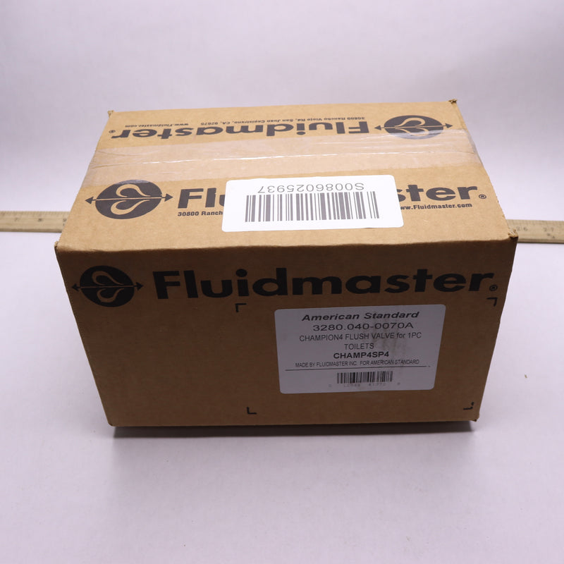 Fluidmaster Toilet Flush Valve Assembly Plastic Black 4" 3280.040-0070A