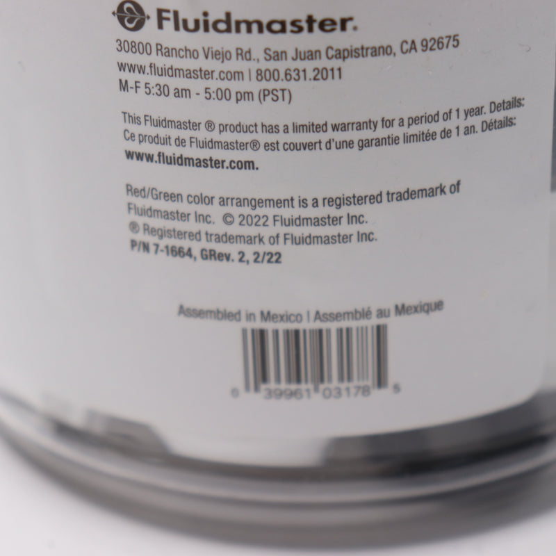 (5-Pk) Fluidmaster Secure Cap Universal Toilet Bolt Caps Contractor White 7-1664