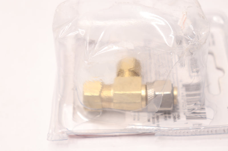 Everbilt Compression Valve Tee Fitting Brass 3/8" 810 608