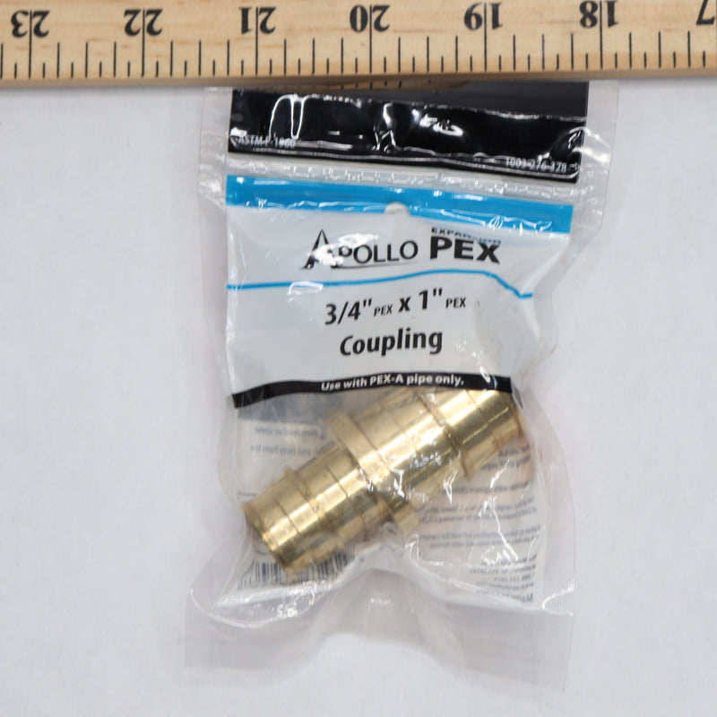 Apollo Expansion PEX Coupling Brass 1" PEX x 3/4" Dia EPXC341