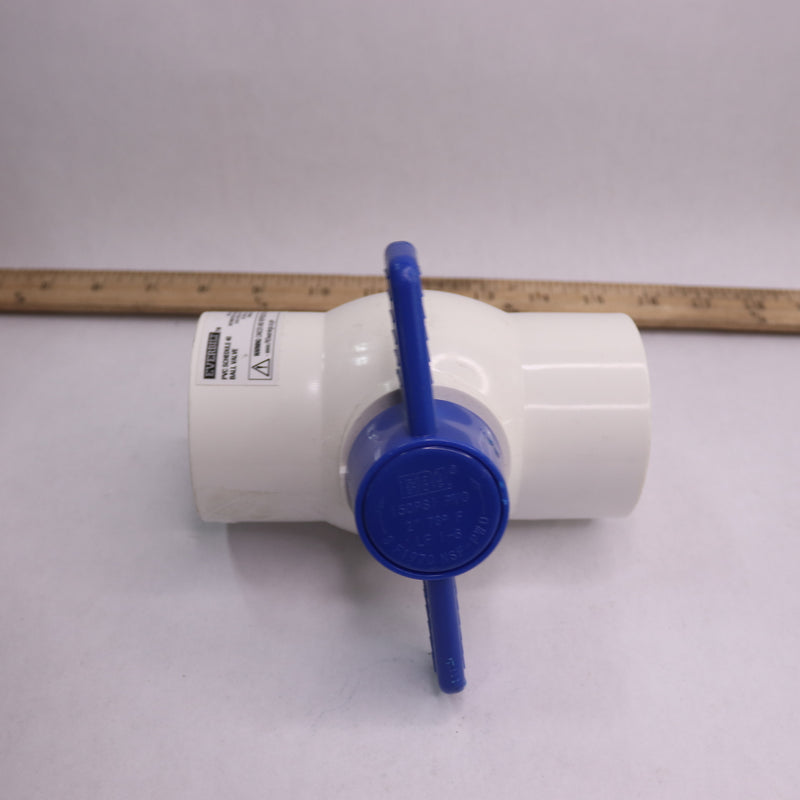 Everbilt Threaded Ball Valve PVC 2" 546 909