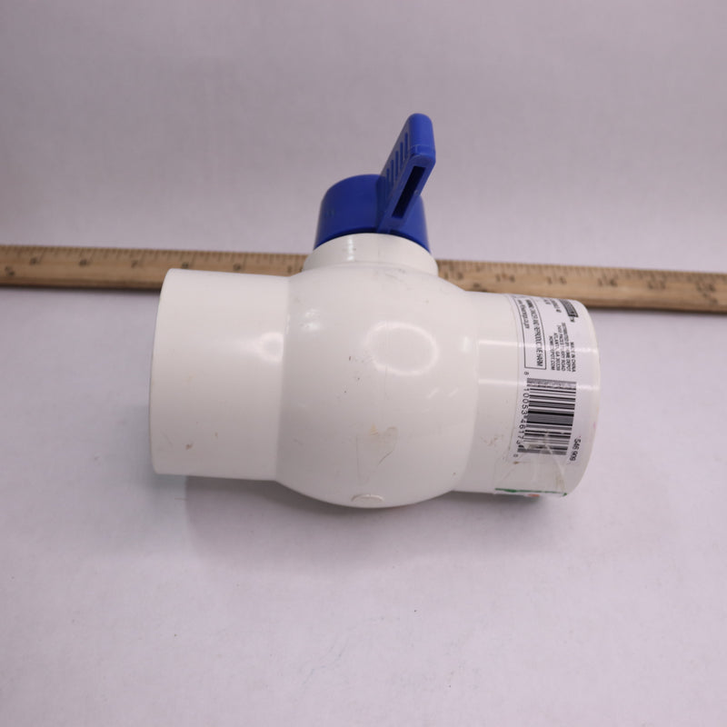 Everbilt Threaded Ball Valve PVC 2" 546 909