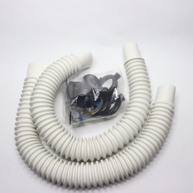 Simple Drain Double Sink Drain Kit Brass Rubber 1-1/2" - Complete