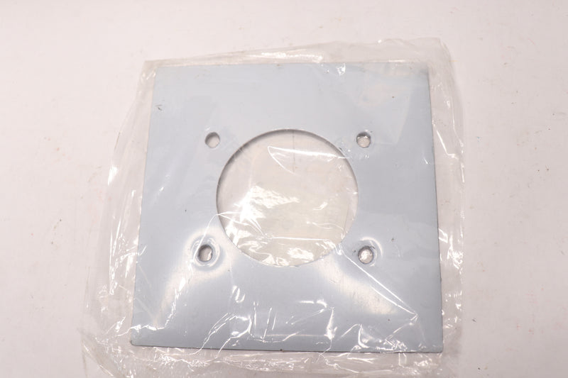 Hubbell Standard Wall Plate Satin Stainless Steel SS703 - Missing Hardware