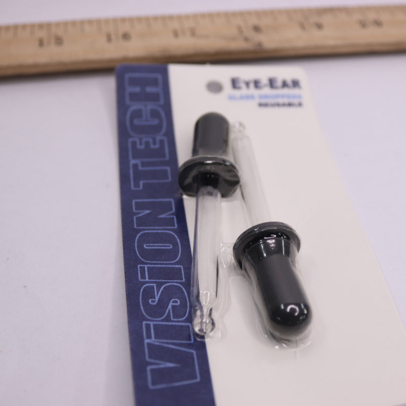 (2-Pk) Vision Tech Eye-Ear Glass Droppers Reusable 405