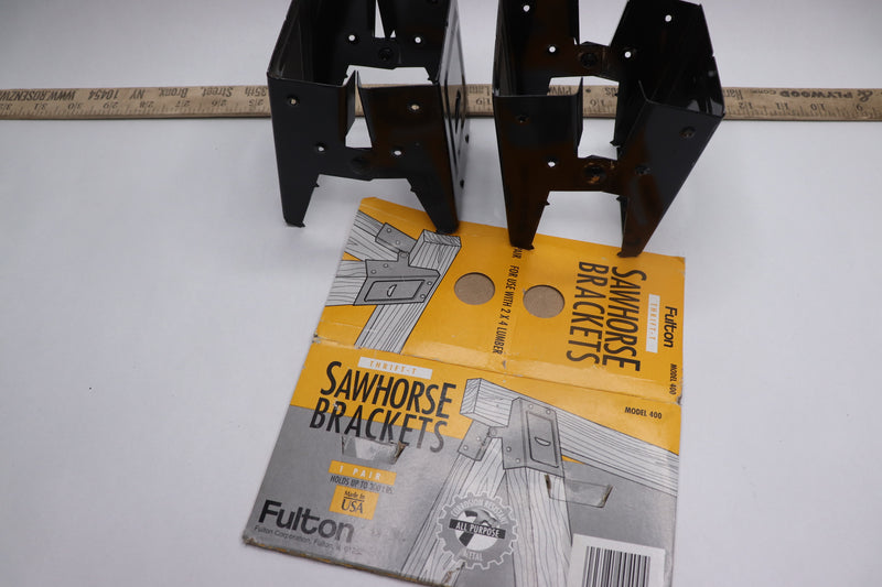 (Pair) Fulton Sawhorse Bracket Steel 7995277