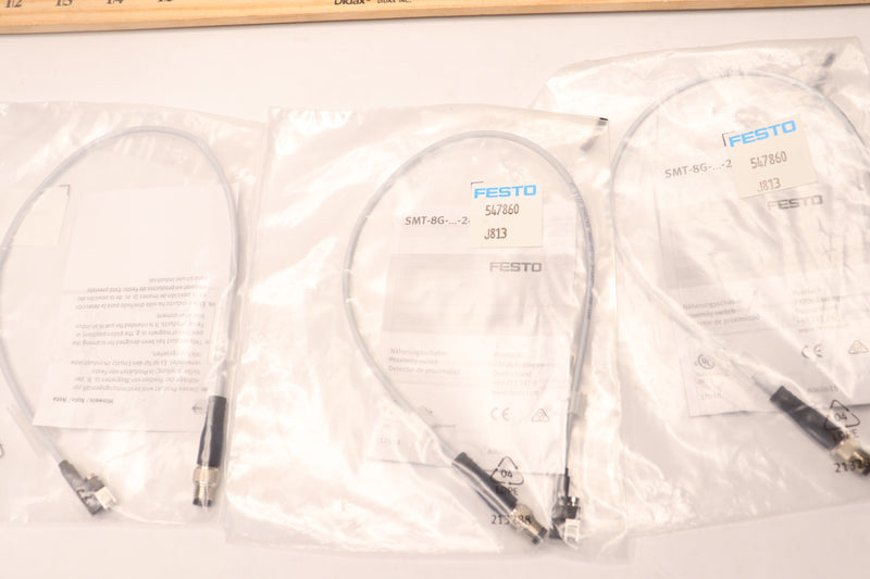 (3-Pk) Festo Proximity Sensor 10-30V SMT-8G-PS-24V-E-0