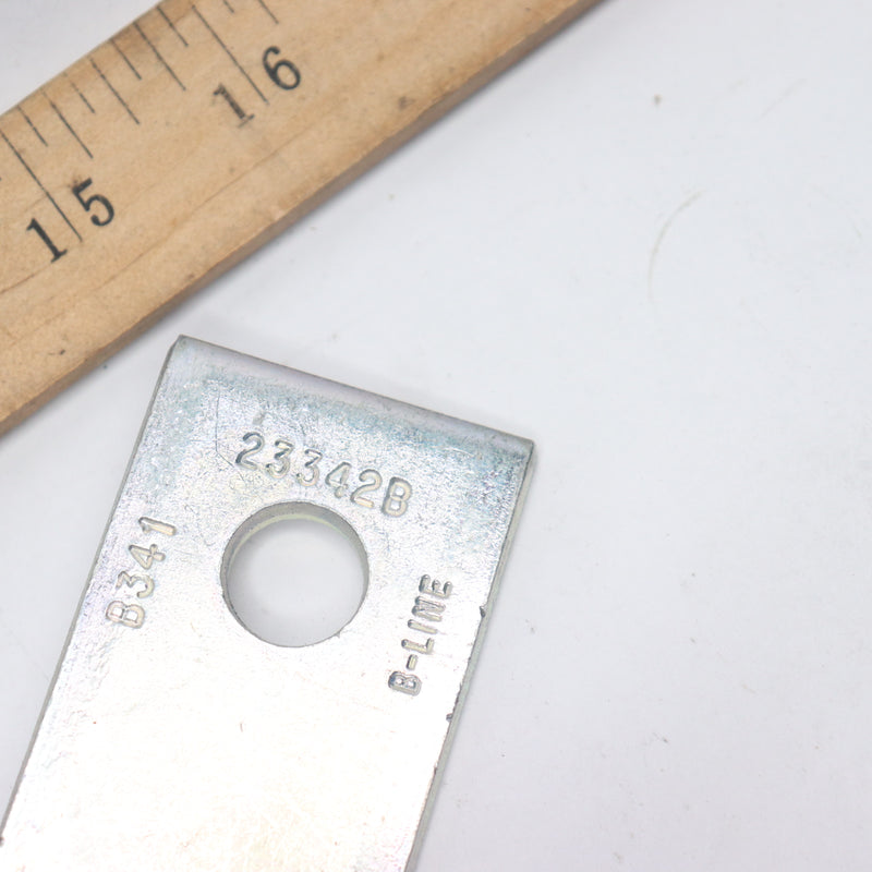 B-Line 4-Hole Splice Plate Steel Zinc Plated 7-1/4" Length B341