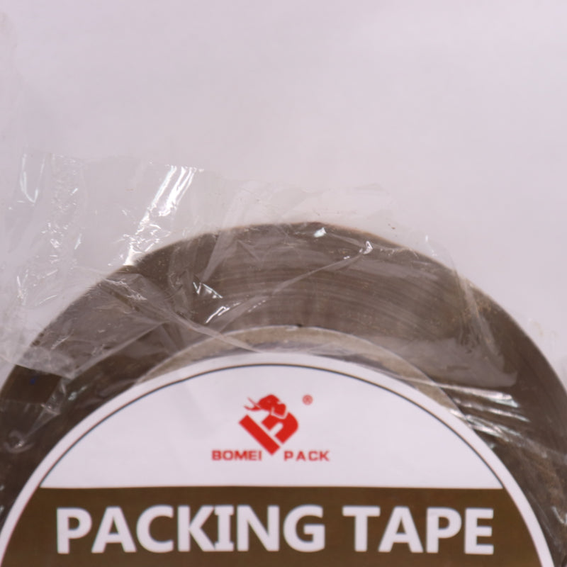 (2-Pk) Bomei Heavy Duty Packing Tape with Dispenser Brown 2.6 mil 1.88" x 110yds