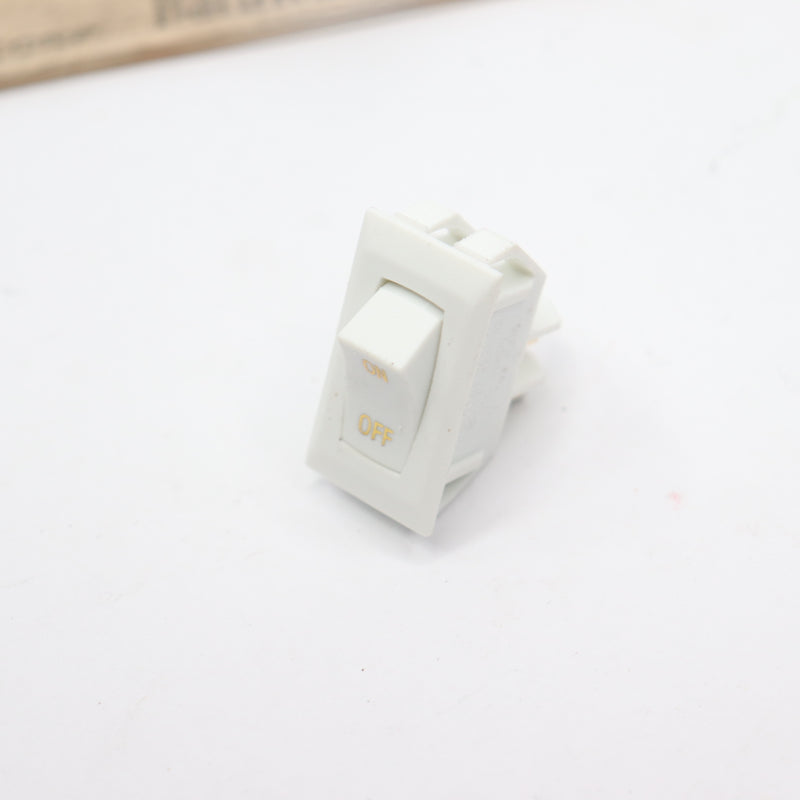 (5-Pk) JR Products On/Off Switch White/Gold 12V 12581-5