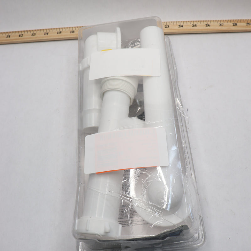 Everbilt Pipe Bath Waste and Overflow Drain Poly White 213 977-Missing Drain