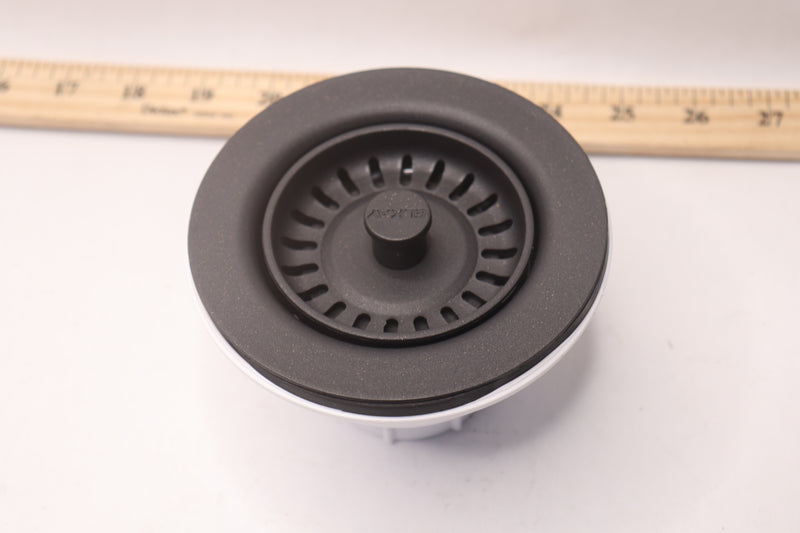 Elkay Sink Drain Fitting Polymer Black For 3-1/2" Drain Opening LKQS35BK