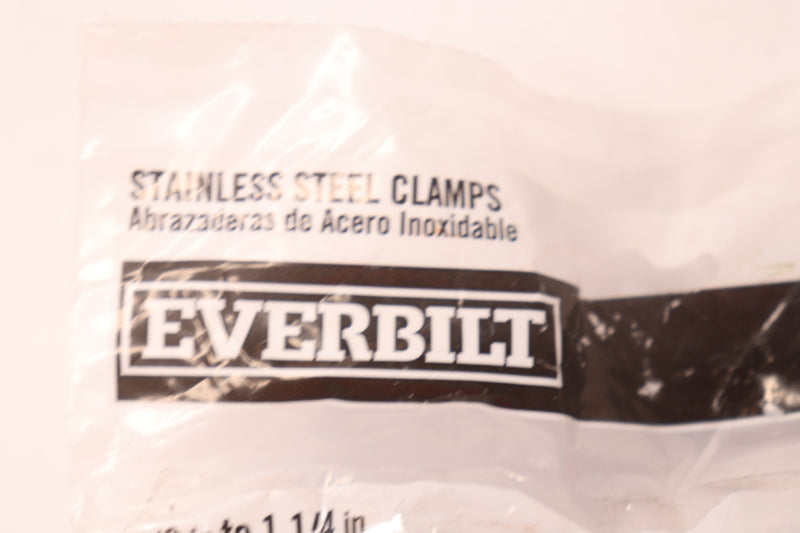 (8-Pk) Everbilt Hose Clamp Stainless Steel 1-3/4" To 2-3/4" 67125