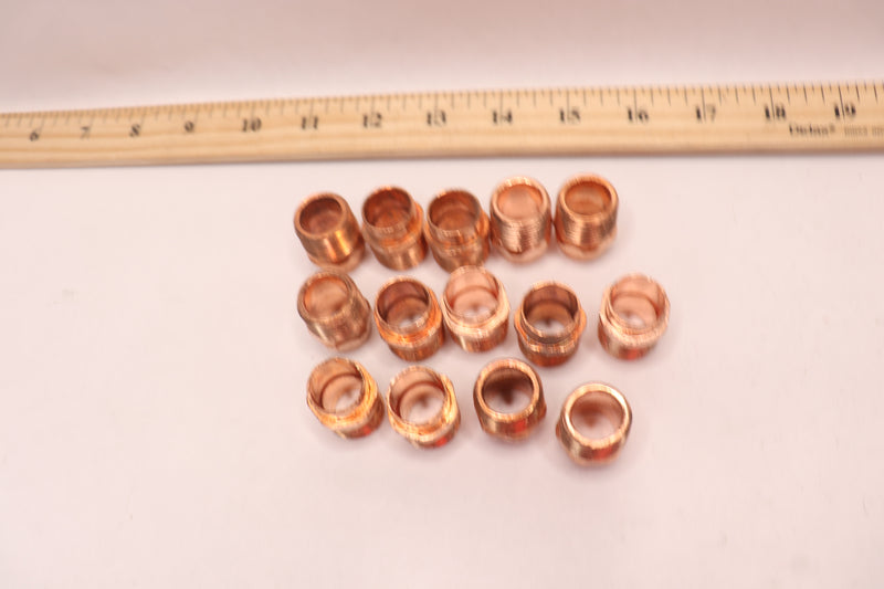 (14-Pk) Everbilt Pressure Cup X MPT Adapter Fitting Copper 1/2" 1002 835 573