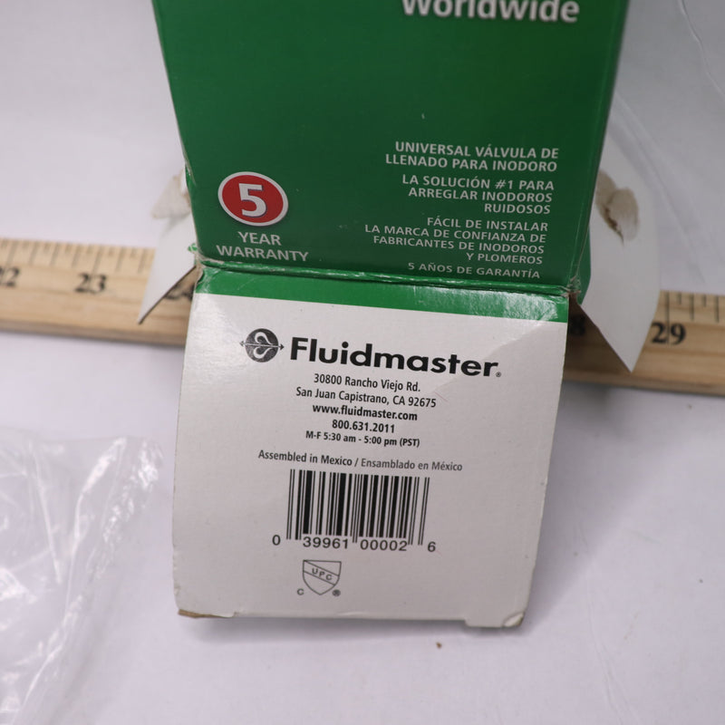 Fluidmaster Anti-Siphon Fill Valve 3" x 3" x 12.6" 400A