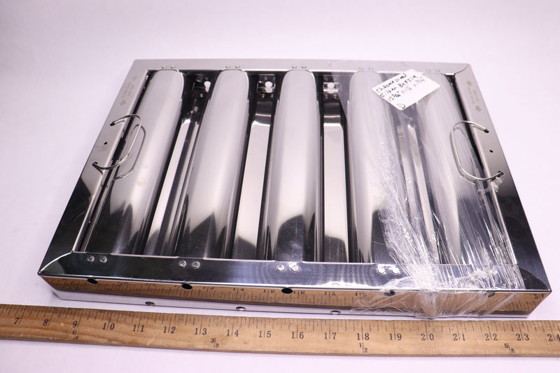 Mavrik Hood Filter Silver Aluminum 12” Tall x 16” Wide A6A1216