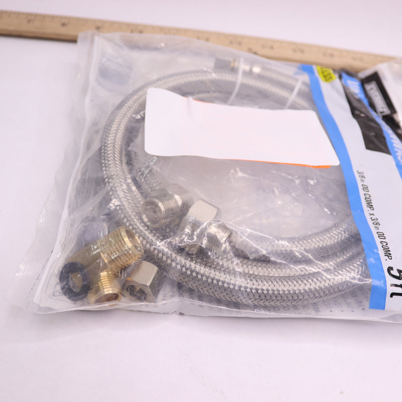 Everbilt Universal Dishwasher Supply Line 7223-60-38-6E-EB - Missing Elbow