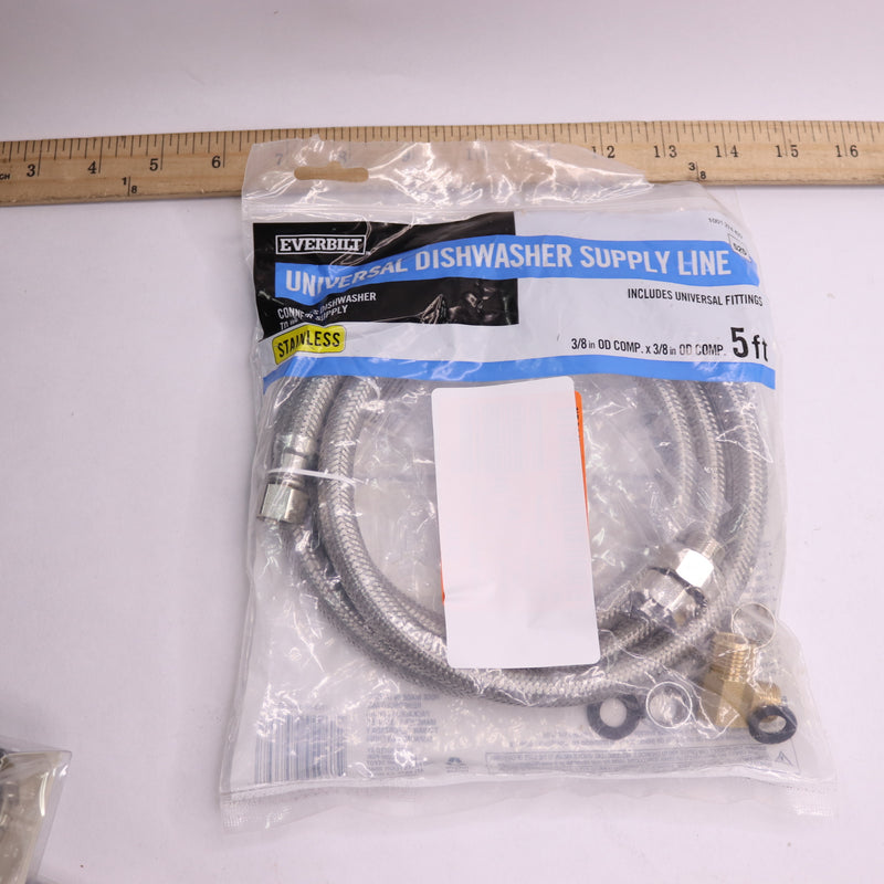 Everbilt Universal Dishwasher Supply Line 7223-60-38-6E-EB - Missing Elbow