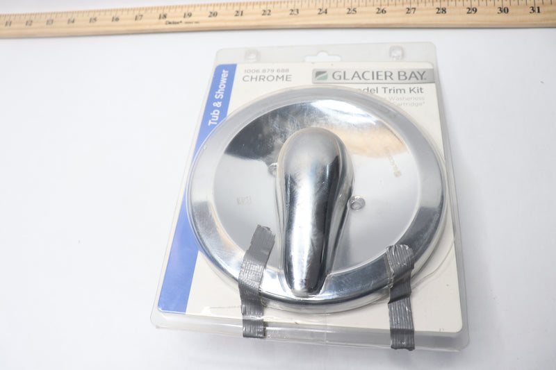 Glacier Bay Valve Trim Kit Chrome 1-Handle 6.69" 864790