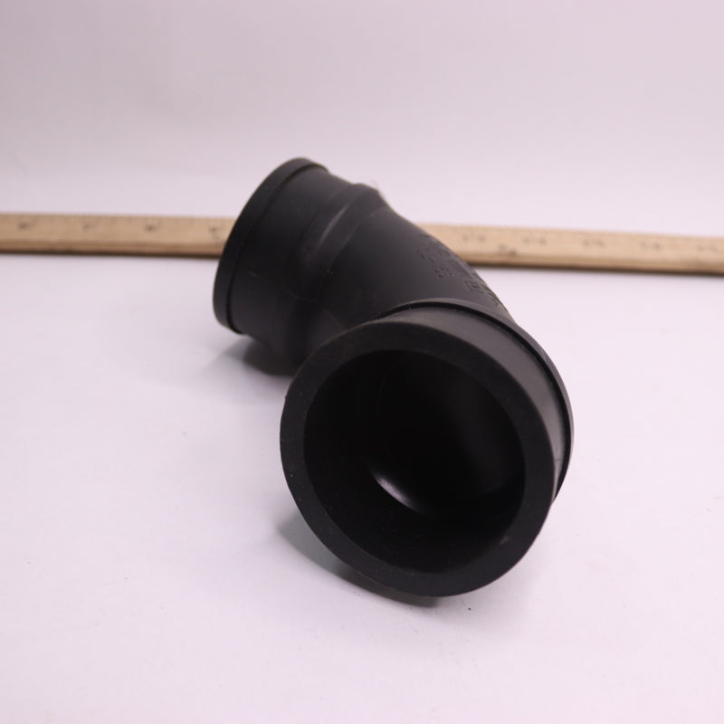 Fernco 90 Degree Flexible Elbow PVC Black PQL-150 - Missing 2 Clamps