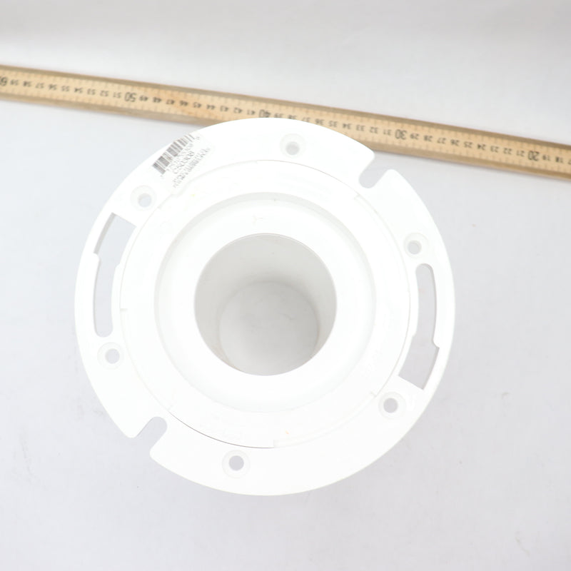 Jones Stephens Closet Flange with Long Barrel PVC 3" C50308