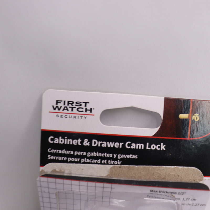 First Watch Cabinet & Drawer Utility Cam Lock Kit Chrome 7/8" 1378