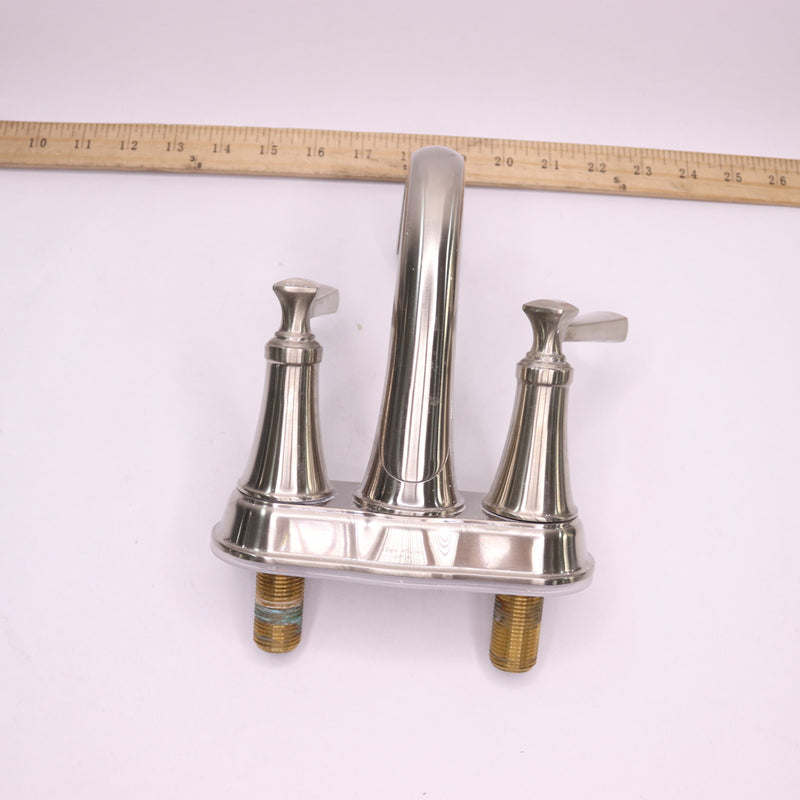 American Standard 2-Handle Centerset Bath Faucet Brushed Nickel 4" 7417201.295