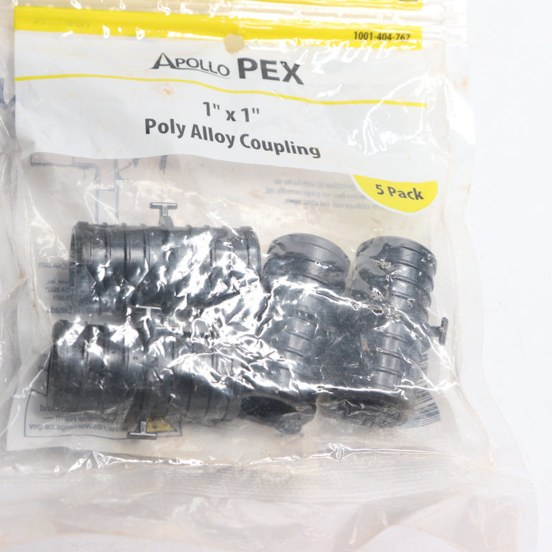 (4-Pk) Apollo Coupling 200 Psi Plastic 1" Barb PXPAC115PK