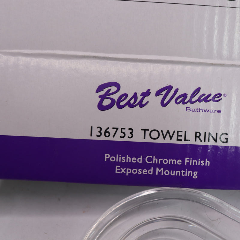Best Value Centura Towel Ring Polished Chrome 136753