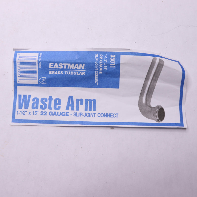 Eastman Heavy Duty Brass Waste Arm with Slip Joint Connection 35011