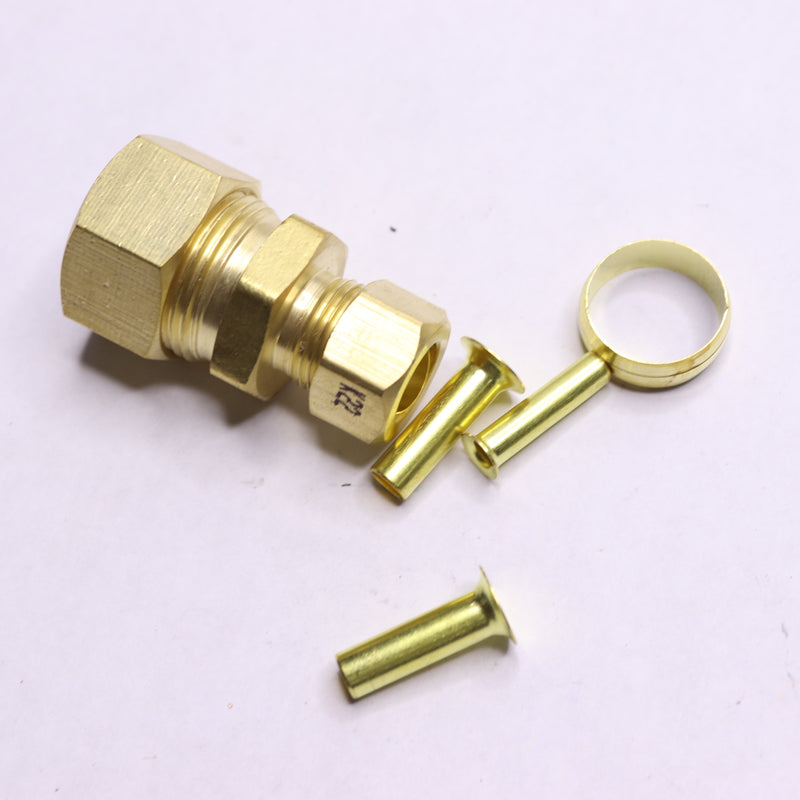 Everbilt Compression Reducing Coupling Fitting Brass 5/8" x 3/8"OD