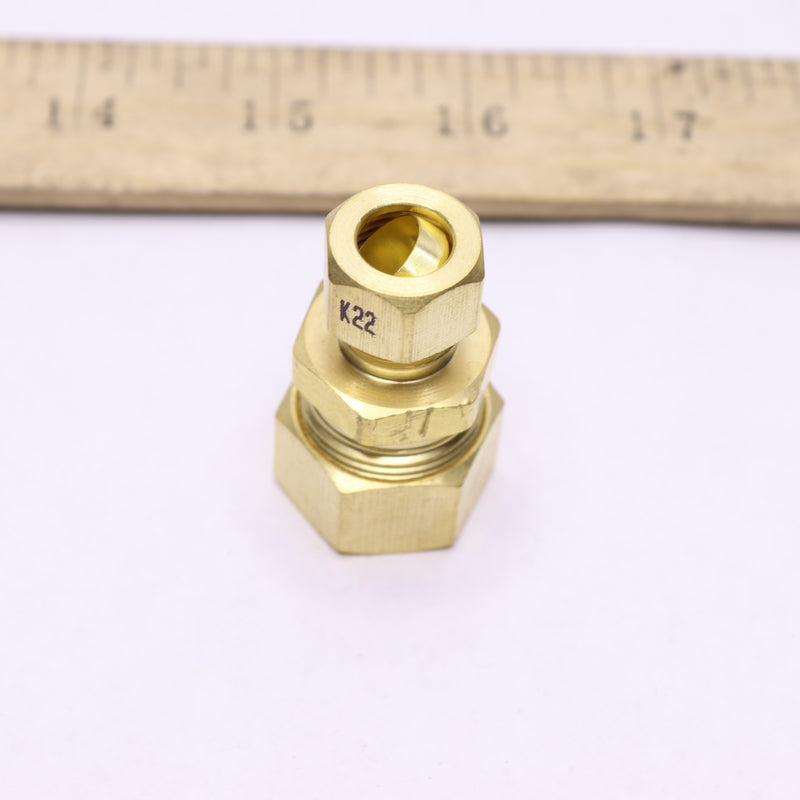 Everbilt Compression Reducing Coupling Fitting Brass 5/8" x 3/8"OD