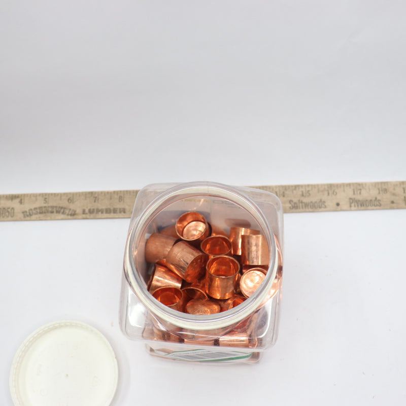 (50-Pk) Nibco Tube Cap Fitting Pro Pack Copper 3/4" x 3/4" MPP617