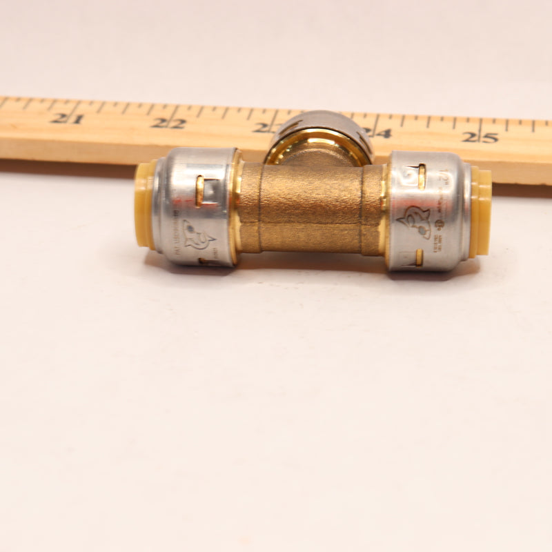 RWC Push to Connect Plumbing Fitting Tee Copper 1/2" UR362A