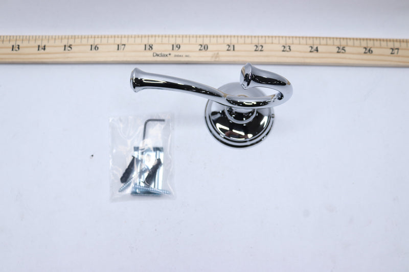 Delta Cassidy Double Robe Hook Polished Chrome 3.93 x 2.5 x 4.65" 79735