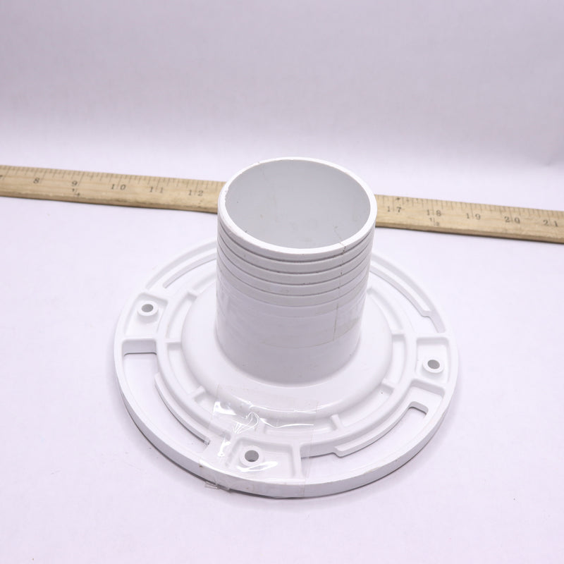 Oatey Twist-N-Set Open Toilet Flange PVC 3" 43654