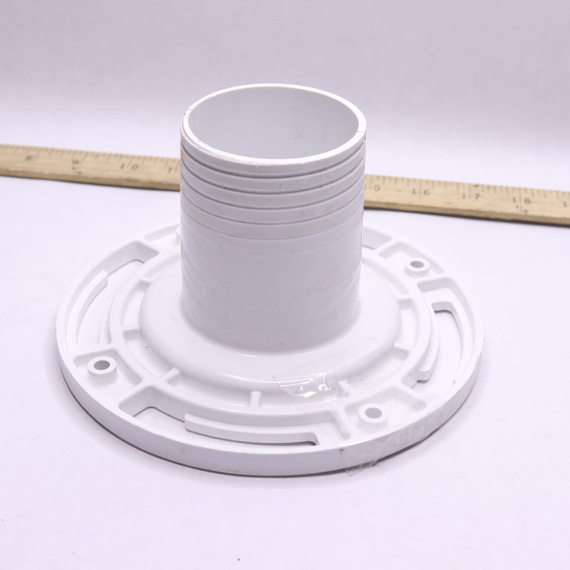 Oatey Twist-N-Set Open Toilet Flange PVC 3" 43654