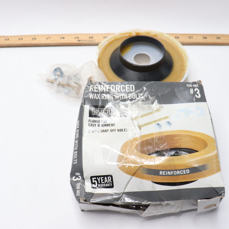 Everbilt Universal Toilet Wax Ring With Bolts Brown 256 462 - Wax Ring Misshapen