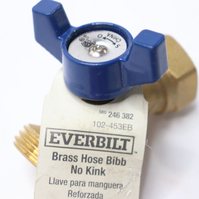 Everbilt Quarter-Turn Female Hose Bibb Brass 1/2" 102-453EB