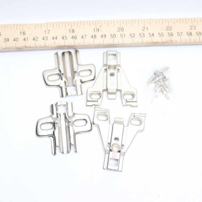 (4-Pk) Everbilt Full Overlay Hinge Set 9235927 - Missing Hinge and Handle