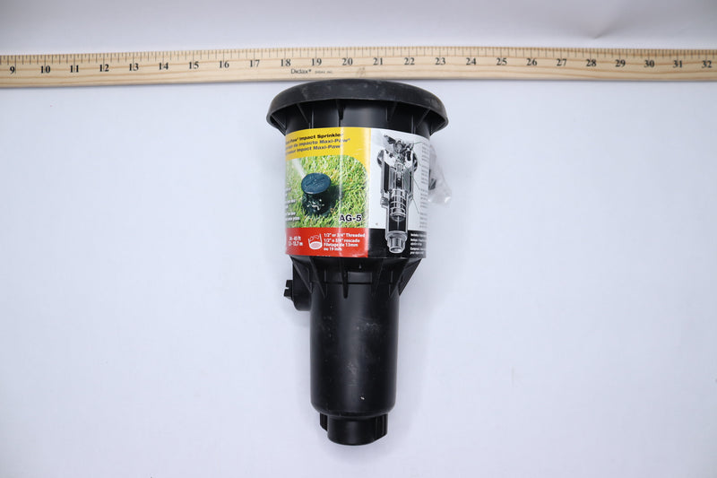 Rainbird Maxi-Paw Impact Rotor Sprinkler Plastic Black AG-5